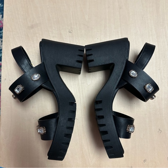 Madden Girl Rhinestone Platform Sandals - Picture 7 of 10